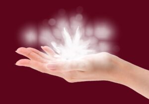 Reiki flows the God energy out of your hands